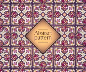 Abstract seamless pattern template vector 01