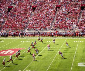 American football Stock Photo