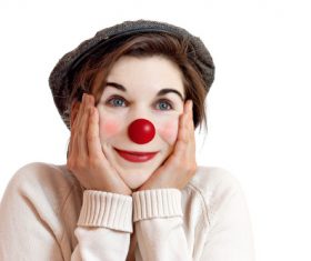 Auguste Clown Stock Photo