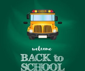 Background back to school set vector 07