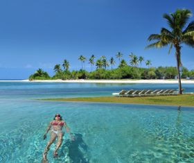 Bahamas sea view Stock Photo 02