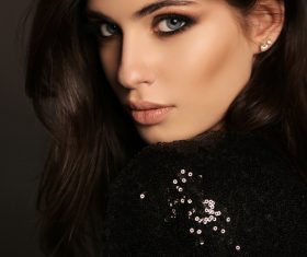 Beautiful and charming woman posing Stock Photo 03