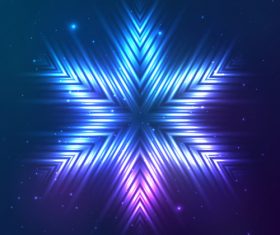 Beautiful cosmic snowflake background vectors 01