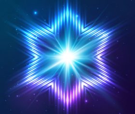 Beautiful cosmic snowflake background vectors 02