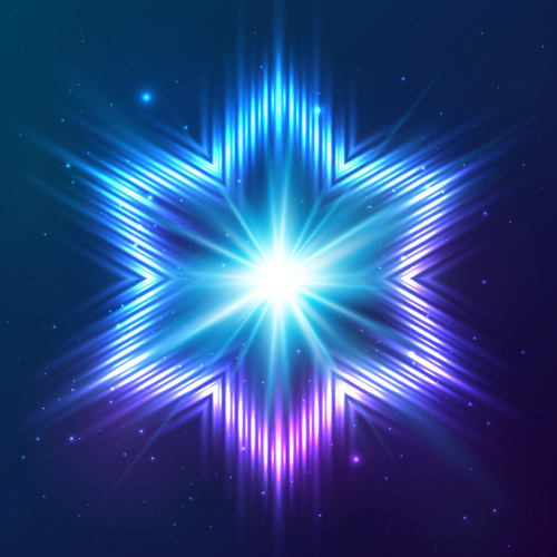 Beautiful cosmic snowflake background vectors 02