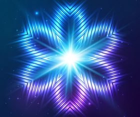 Beautiful cosmic snowflake background vectors 05