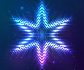 Beautiful cosmic snowflake background vectors 07