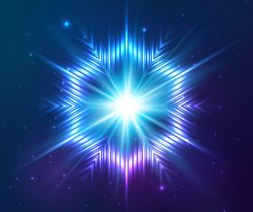 Beautiful cosmic snowflake background vectors 08