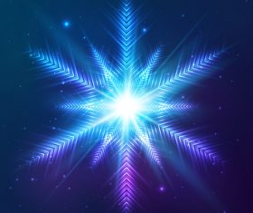 Beautiful cosmic snowflake background vectors 14