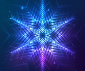 Beautiful cosmic snowflake background vectors 17