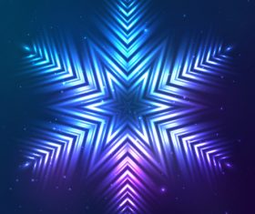 Beautiful cosmic snowflake background vectors 18