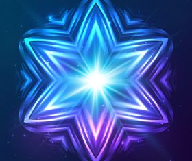 Beautiful cosmic snowflake background vectors 21