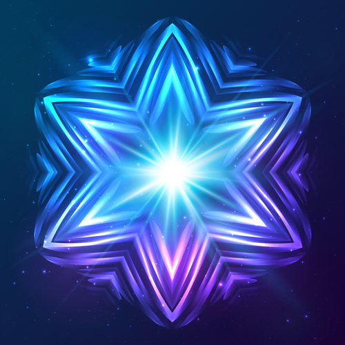 Beautiful cosmic snowflake background vectors 21