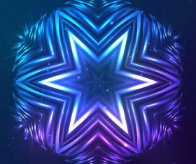 Beautiful cosmic snowflake background vectors 22