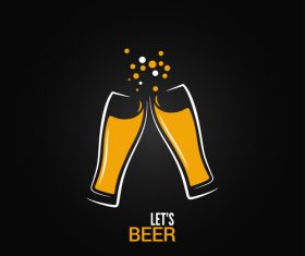 Beer logo vector design 01