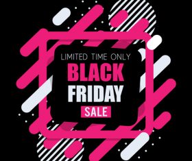 Black Friday sale backgrounds vector material 02