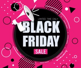 Black Friday sale backgrounds vector material 03