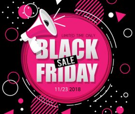Black Friday sale backgrounds vector material 04