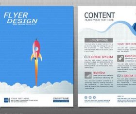 Business flyer and brochure cover design vector 27 free download