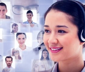 Business online communication Stock Photo 06