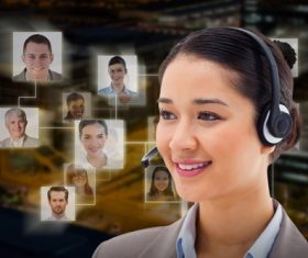 Business online communication Stock Photo 09