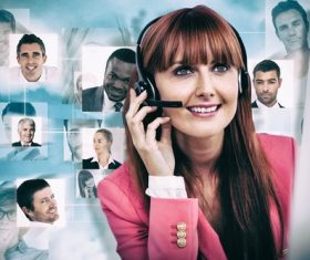 Business online communication Stock Photo 11