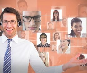 Business online communication Stock Photo 15