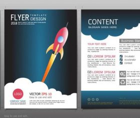 Business flyer and brochure cover design vector 27 free download