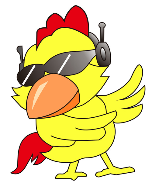 Cartoon chicken vector material free download