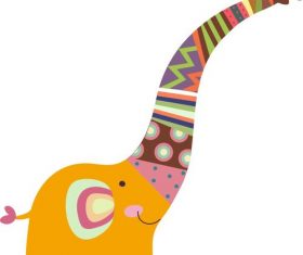 Cartoon elephant vector