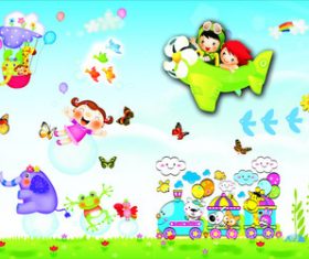 Cartoon illustration vector