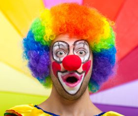 Character Clown Stock Photo