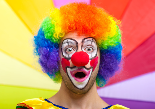Character Clown Stock Photo