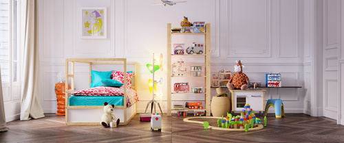 Childrens room and toys Stock Photo 02