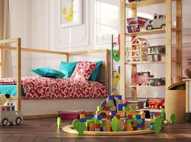Childrens room and toys Stock Photo 03