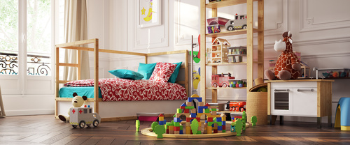 Childrens room and toys Stock Photo 03