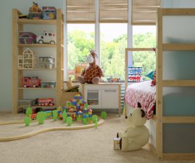 Childrens room and toys Stock Photo 04