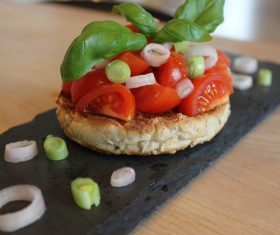 Classic taste Pane e pomodoro Stock Photo 02