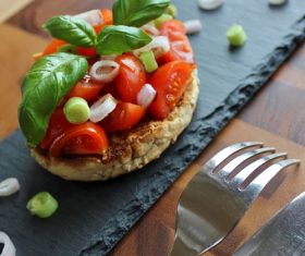 Classic taste Pane e pomodoro Stock Photo 13