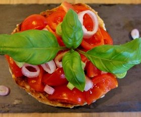 Classic taste Pane e pomodoro Stock Photo 14