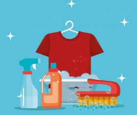 Cleaning housework design vector illustration 05
