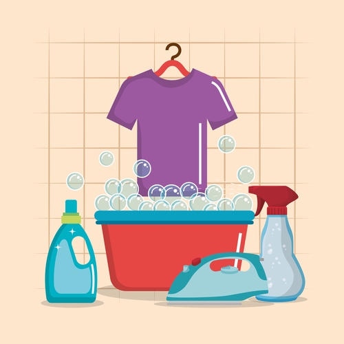 Cleaning housework design vector illustration 06