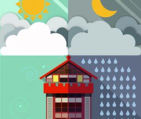 Climate creative illustration vector