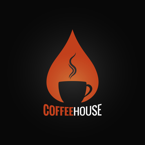 Coffee house logo vector material 01