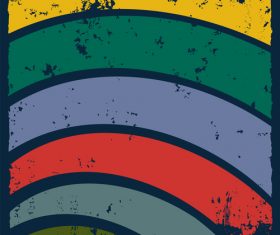Colored grunge background design vector