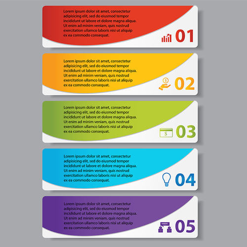 Colorful banners vectors template 02