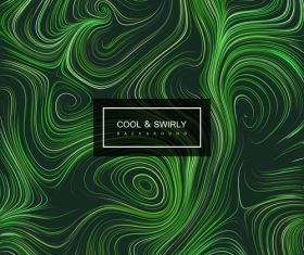 Cool swirly abstract background vector 07