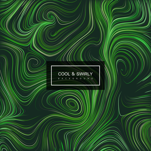 Cool swirly abstract background vector 07