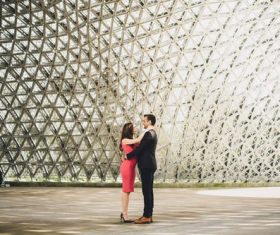 Couple embracing Stock Photo