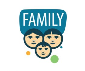 Creative family logos vector material 11